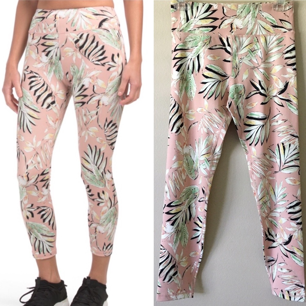 NWT {MINKPINK} Tropical Palm Print Leggings Small
